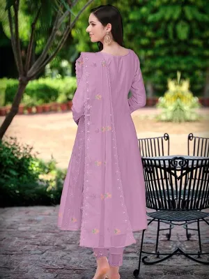 Women's Cotton Embroidery Salwar Suit Set Kurta Pant