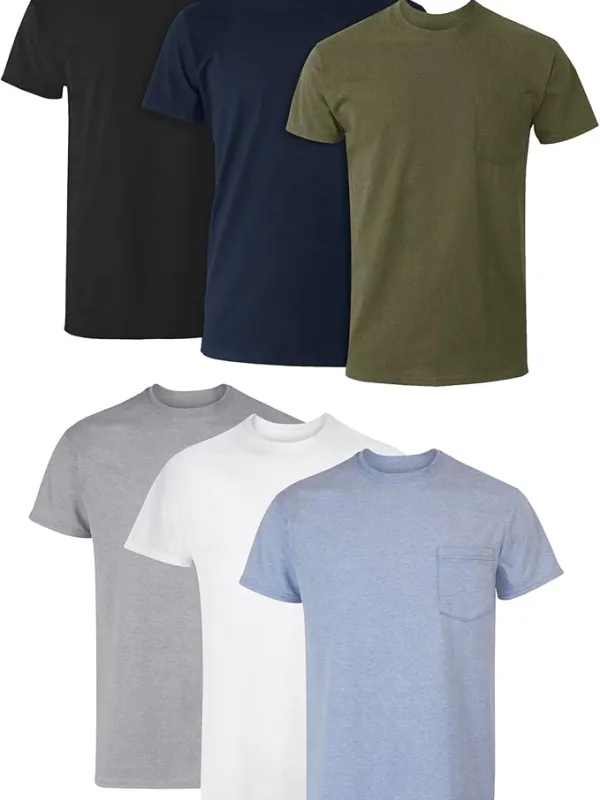 Product Hanes Men's Pocket T-Shirt Pack Image